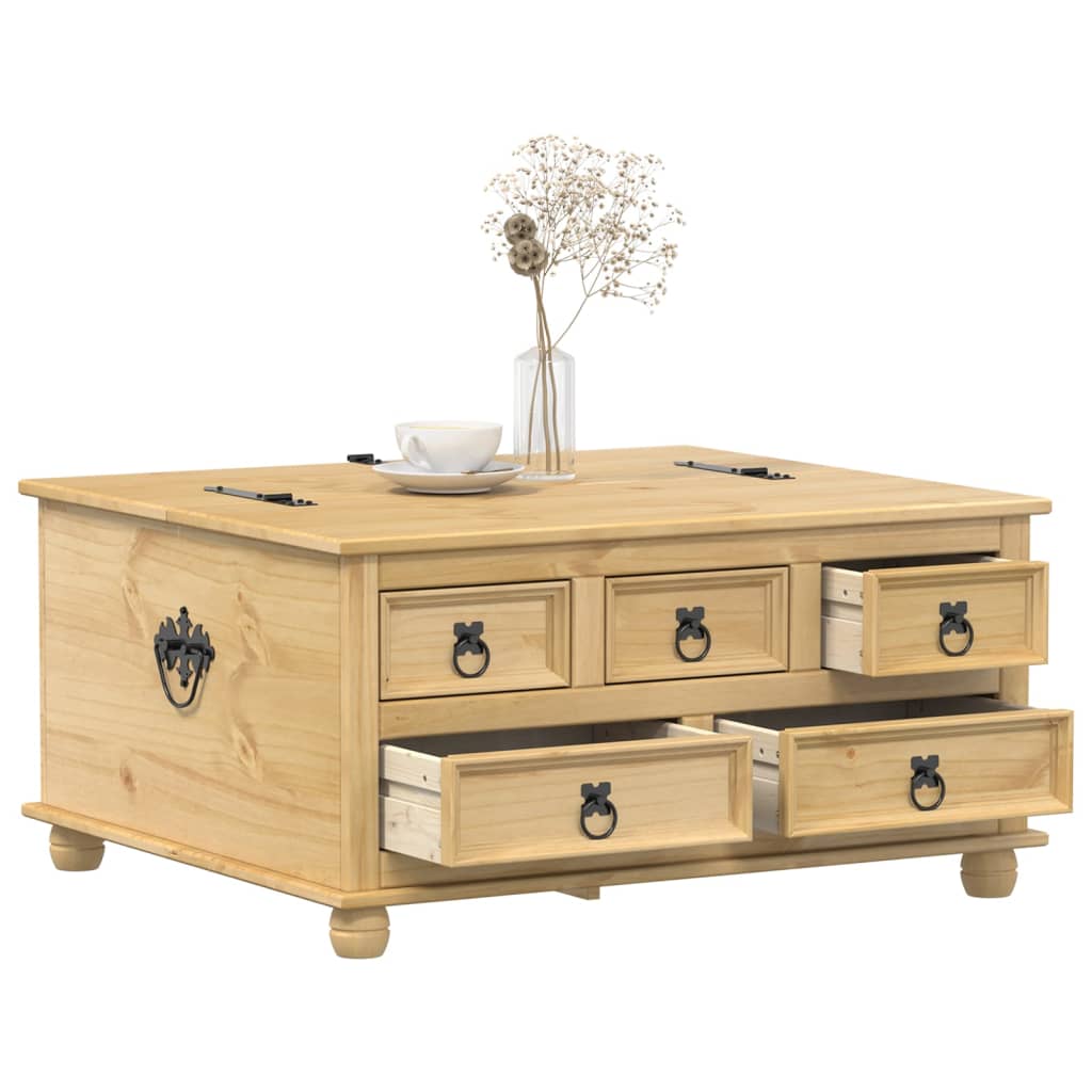 Oppbevaringsboks Corona 90x78x45 cm heltre furu