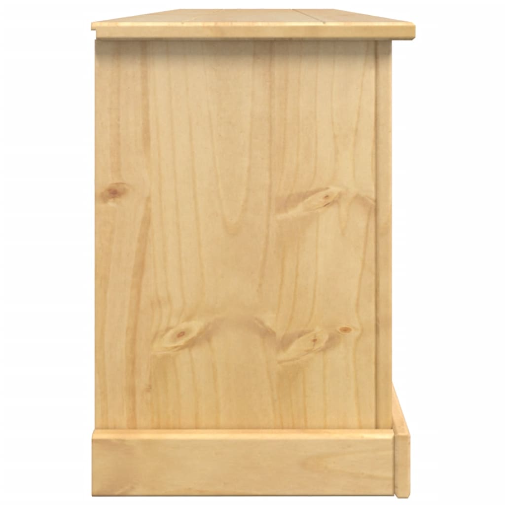 Skoskap Corona 99x32x47 cm heltre furu