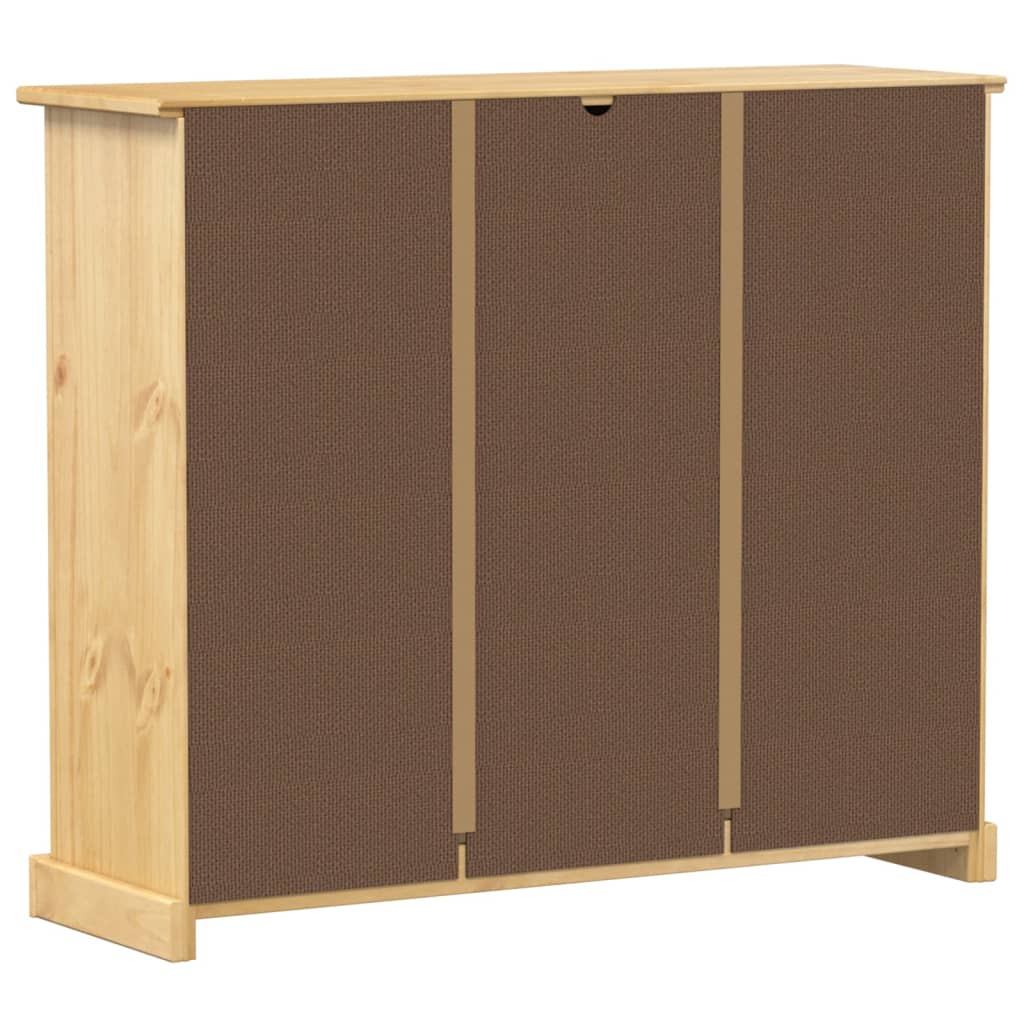 Skoskap Corona 99x32x85 cm heltre furu