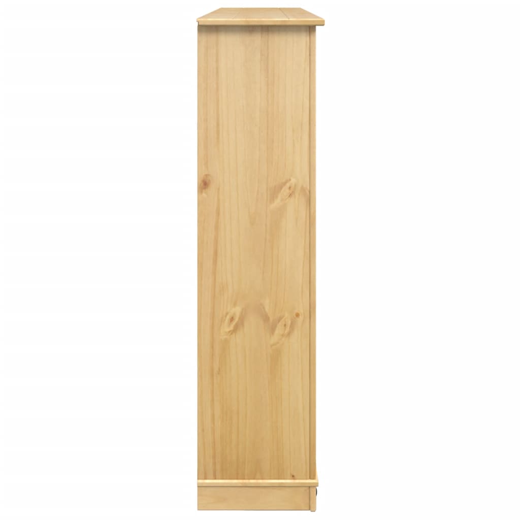 Skoskap Corona 99x32x124,5 cm heltre furu