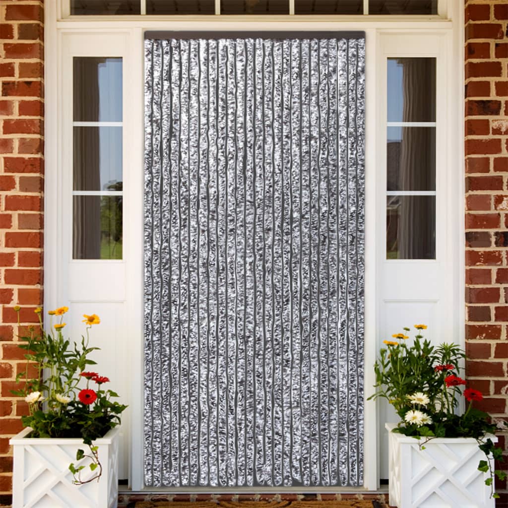 Fluegardin brun og beige 100x230 cm chenille