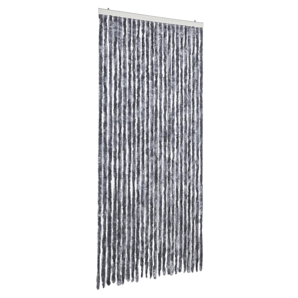 Fluegardin sølv 100x200 cm chenille