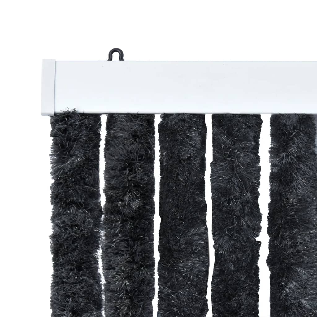 Fluegardin antrasitt 100x200 cm chenille