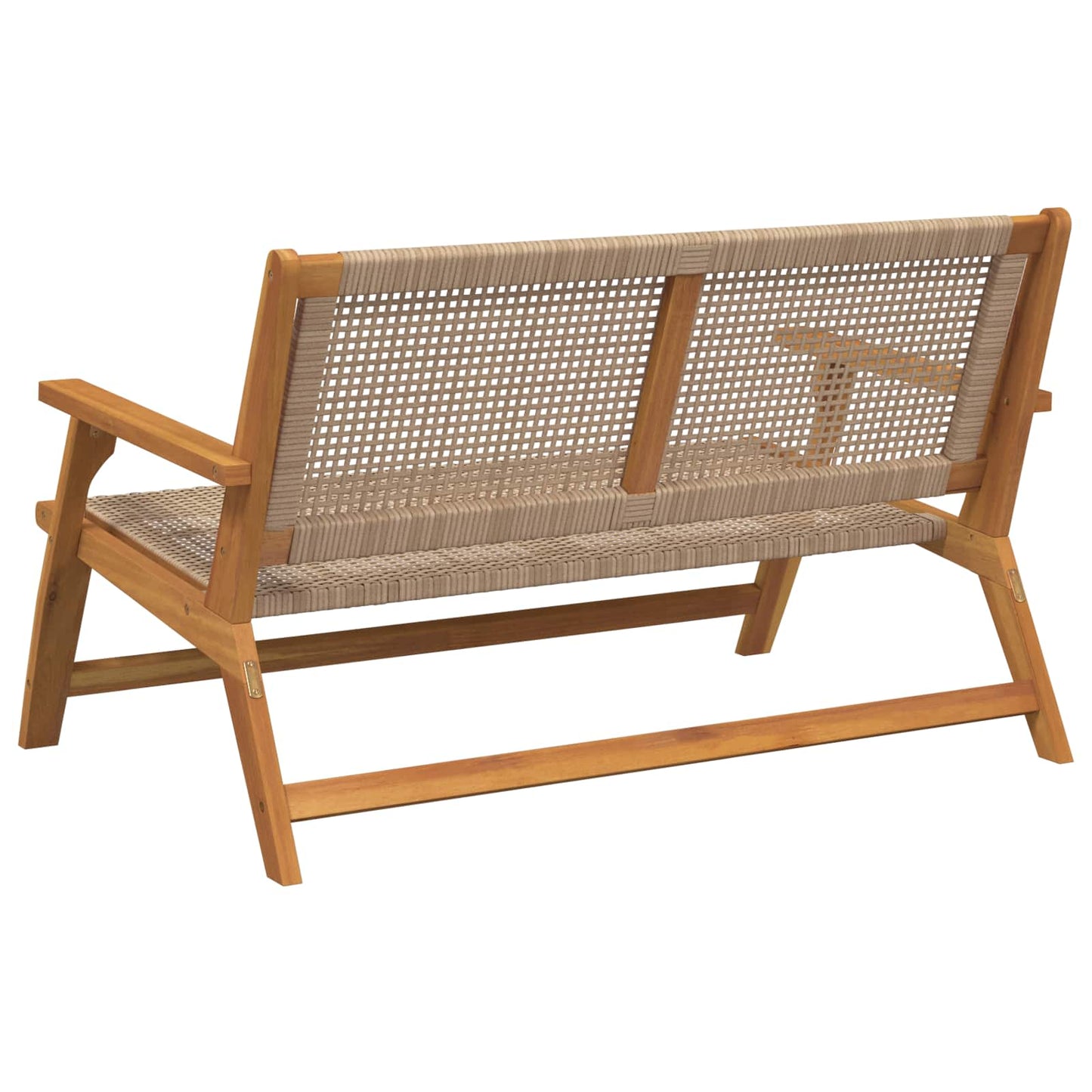 Hagemøbler Beige 122 x 78 x 73 cm Solid akasietre