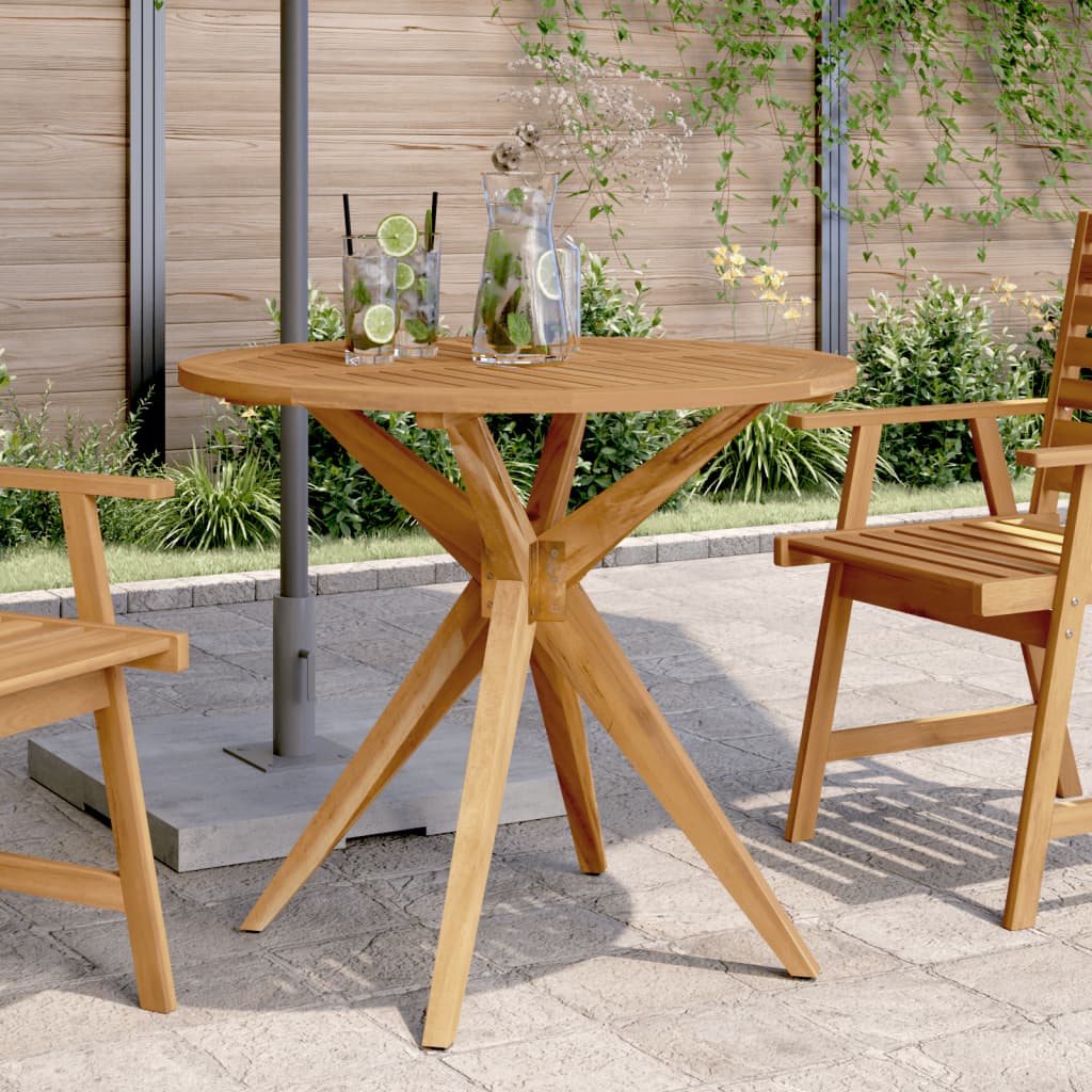 Hagebord rundt Ø85x75 cm heltre akasie
