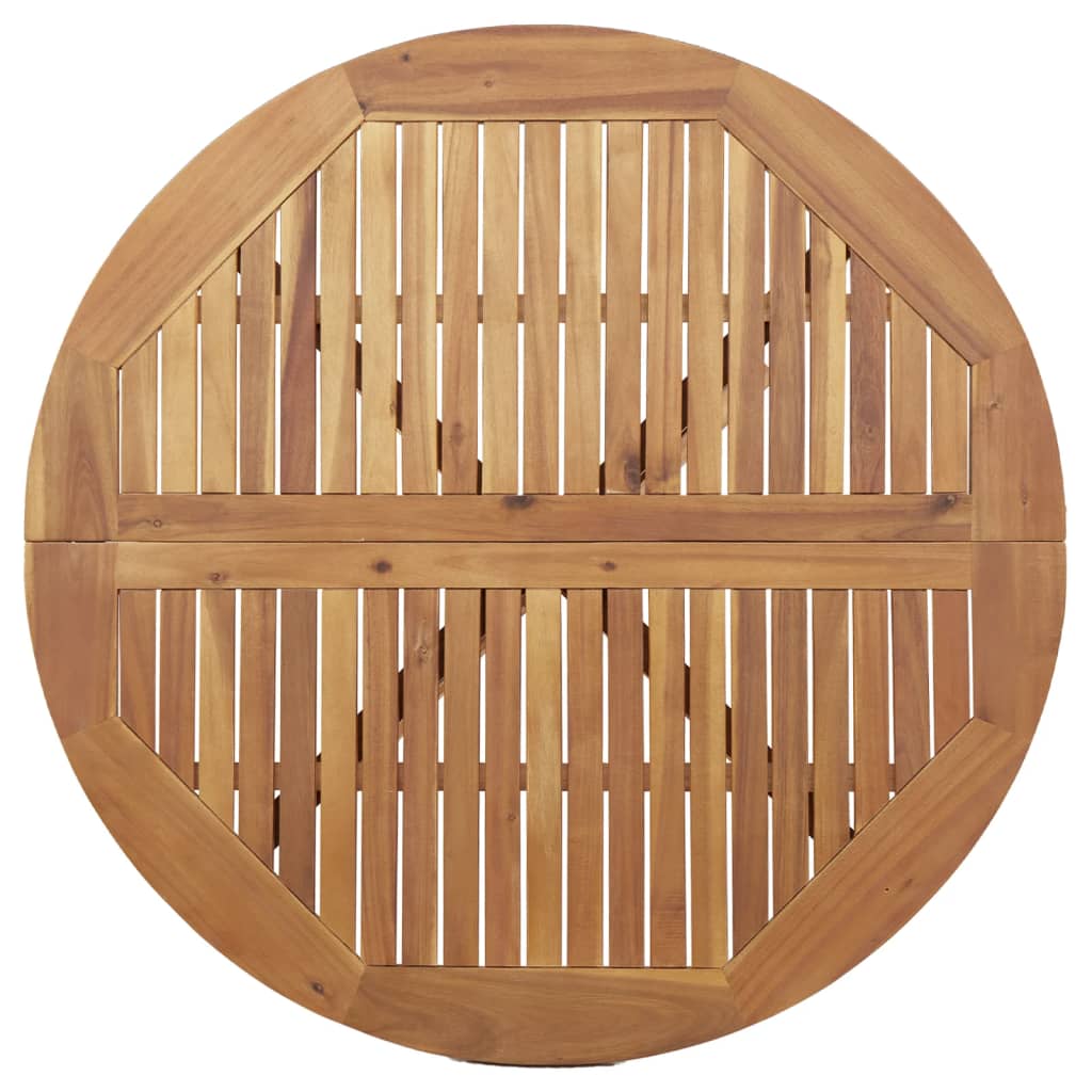Hagebord rundt Ø110x75 cm heltre akasie