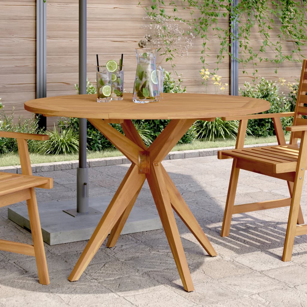 Hagebord rundt Ø110x75 cm heltre akasie