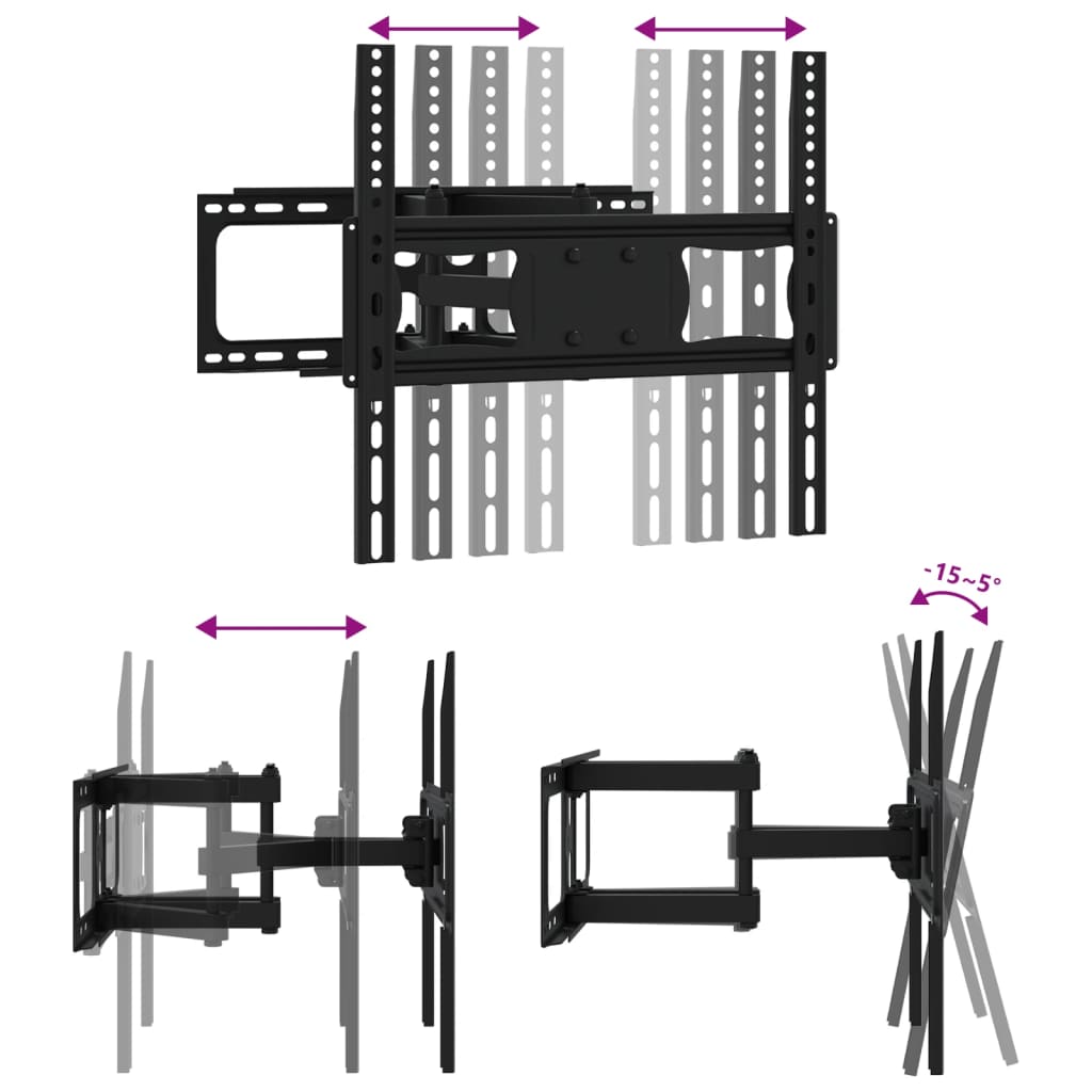 TV-veggfeste for 26-70 tommers skjerm maks. VESA 400x400mm 40kg vidaXL