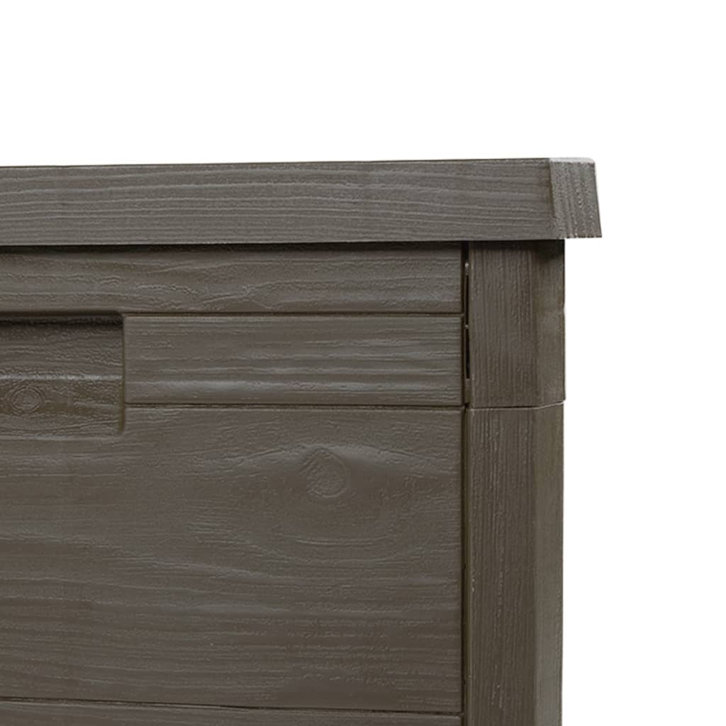 Putekasse brun 77,5x44,5x53 cm polypropylen