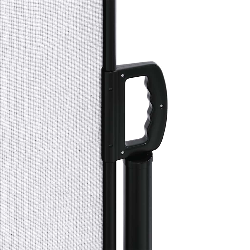 Uttrekkbar sidemarkise hvit 100x300 cm vidaXL