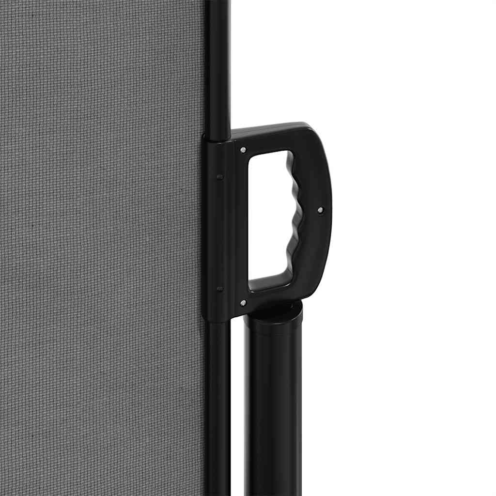 Uttrekkbar sidemarkise antrasitt 100x300 cm vidaXL