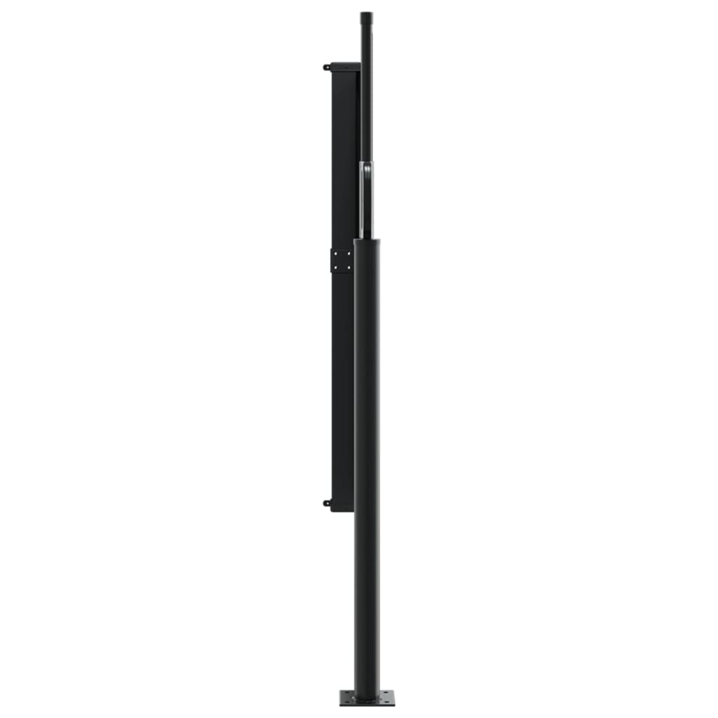 Uttrekkbar sidemarkise kremhvit 117x300 cm