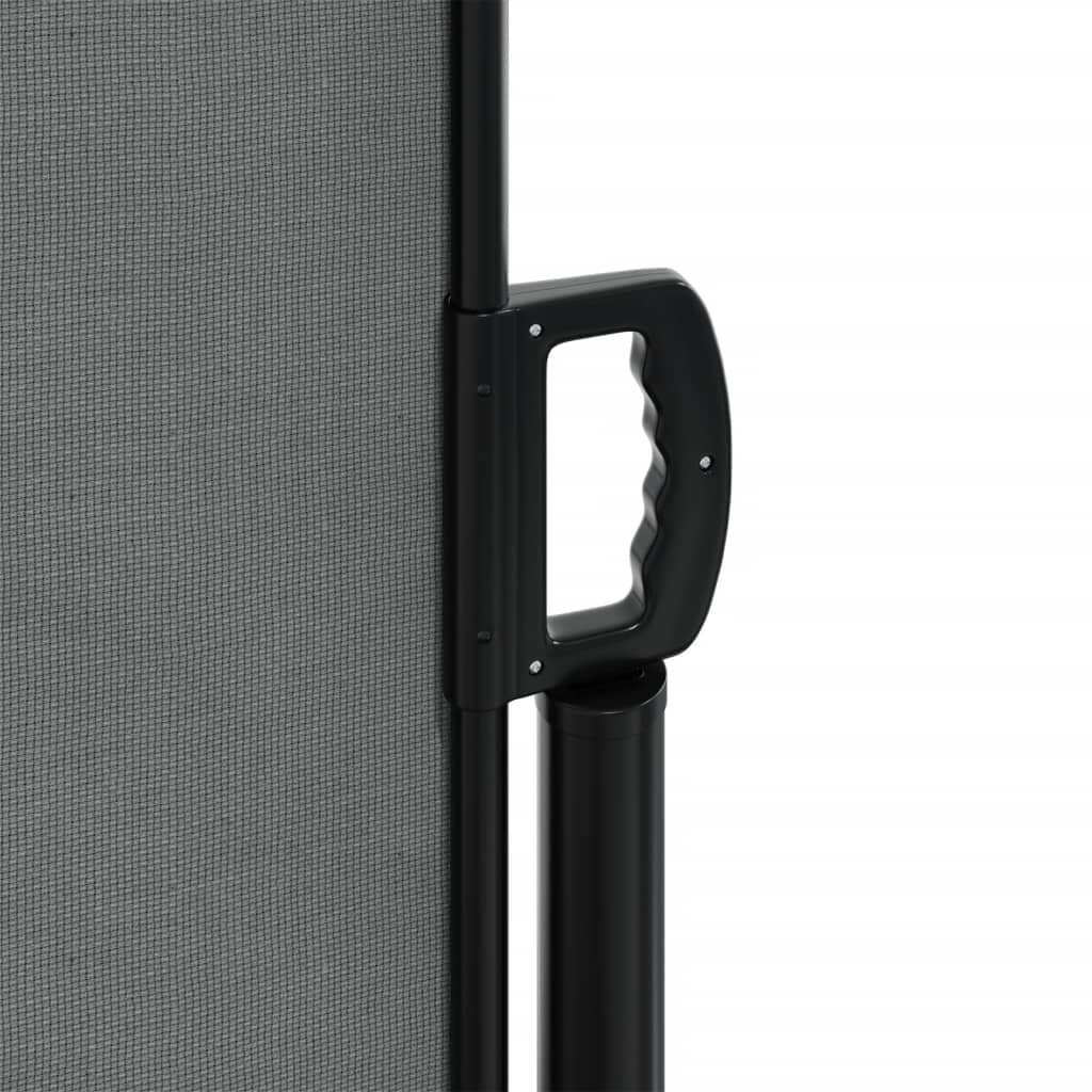 Uttrekkbar sidemarkise antrasitt 117x300 cm