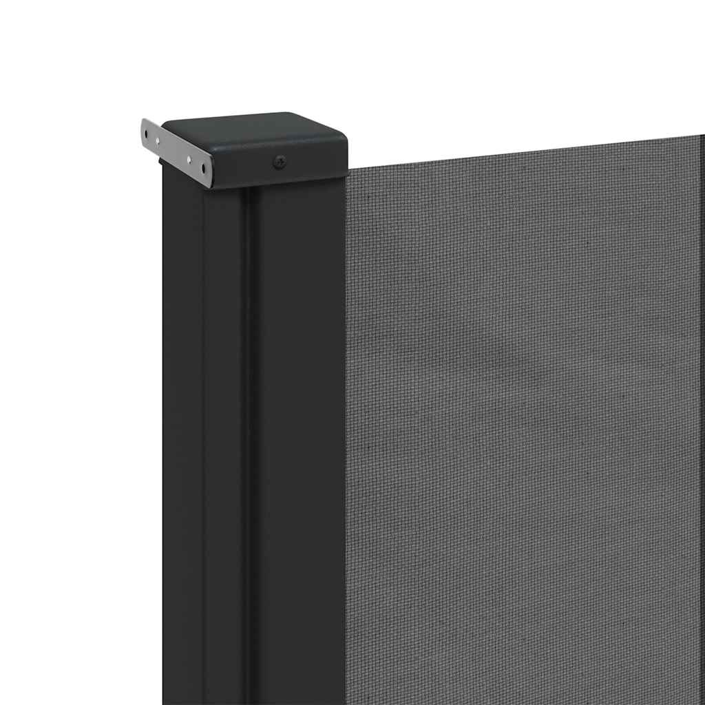 Uttrekkbar sidemarkise antrasitt 200x500 cm
