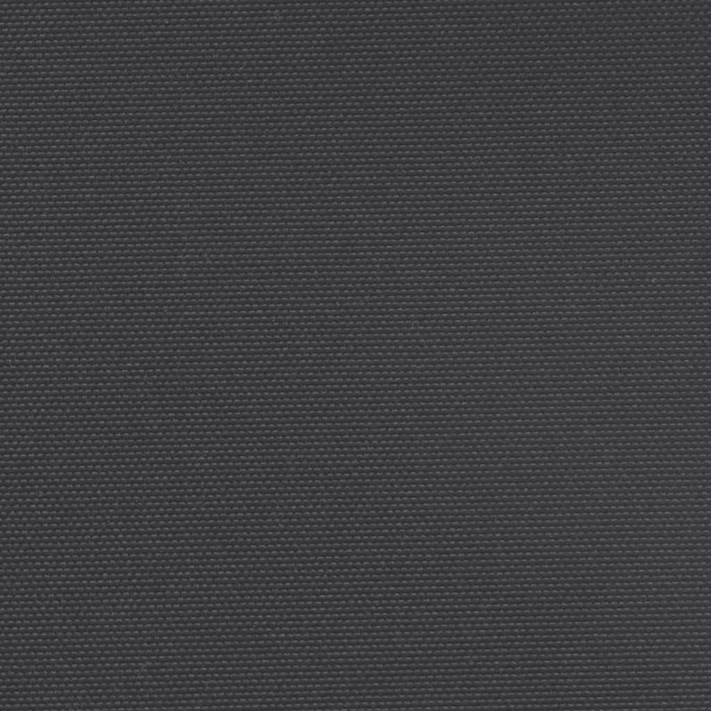 Uttrekkbar sidemarkise svart 220x500 cm