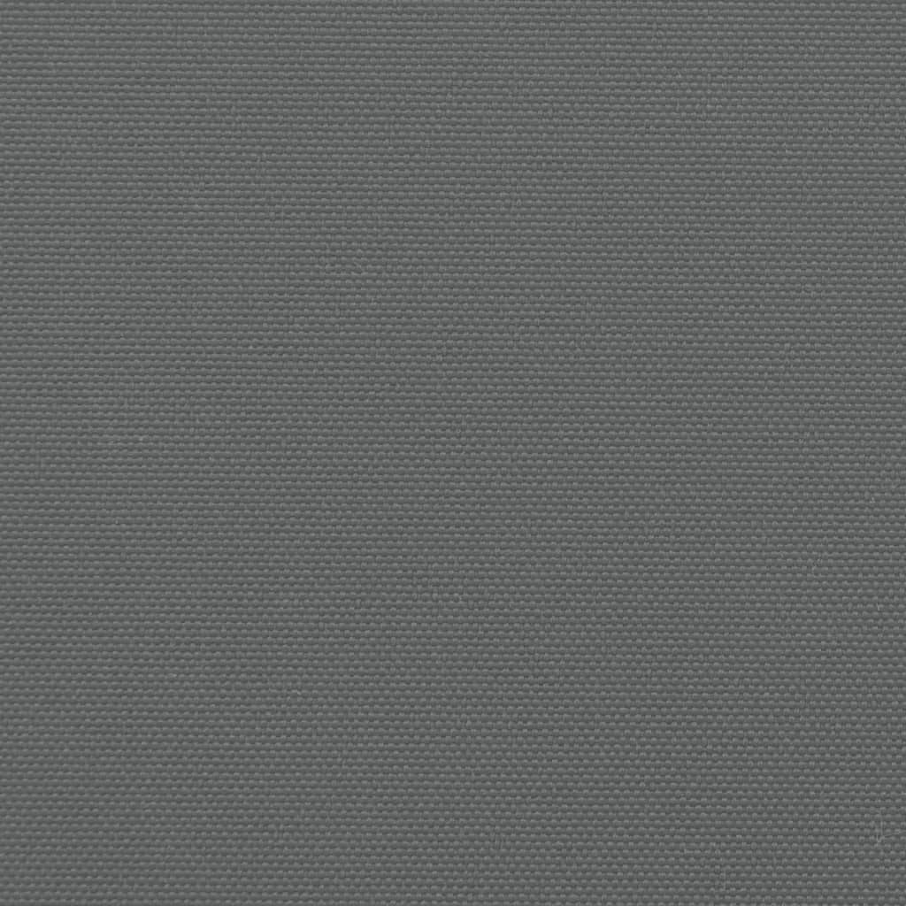 Uttrekkbar sidemarkise antrasitt 140x600 cm