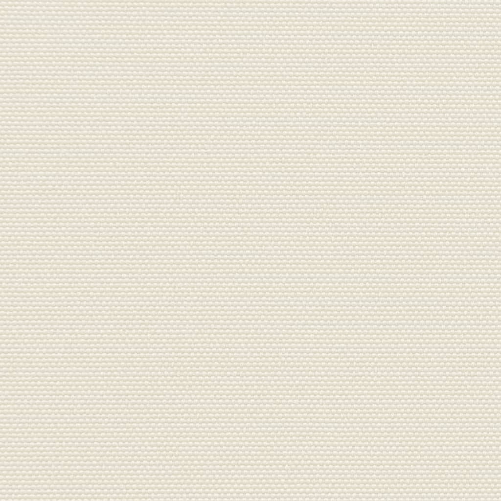 Uttrekkbar sidemarkise 180x600 cm kremhvit