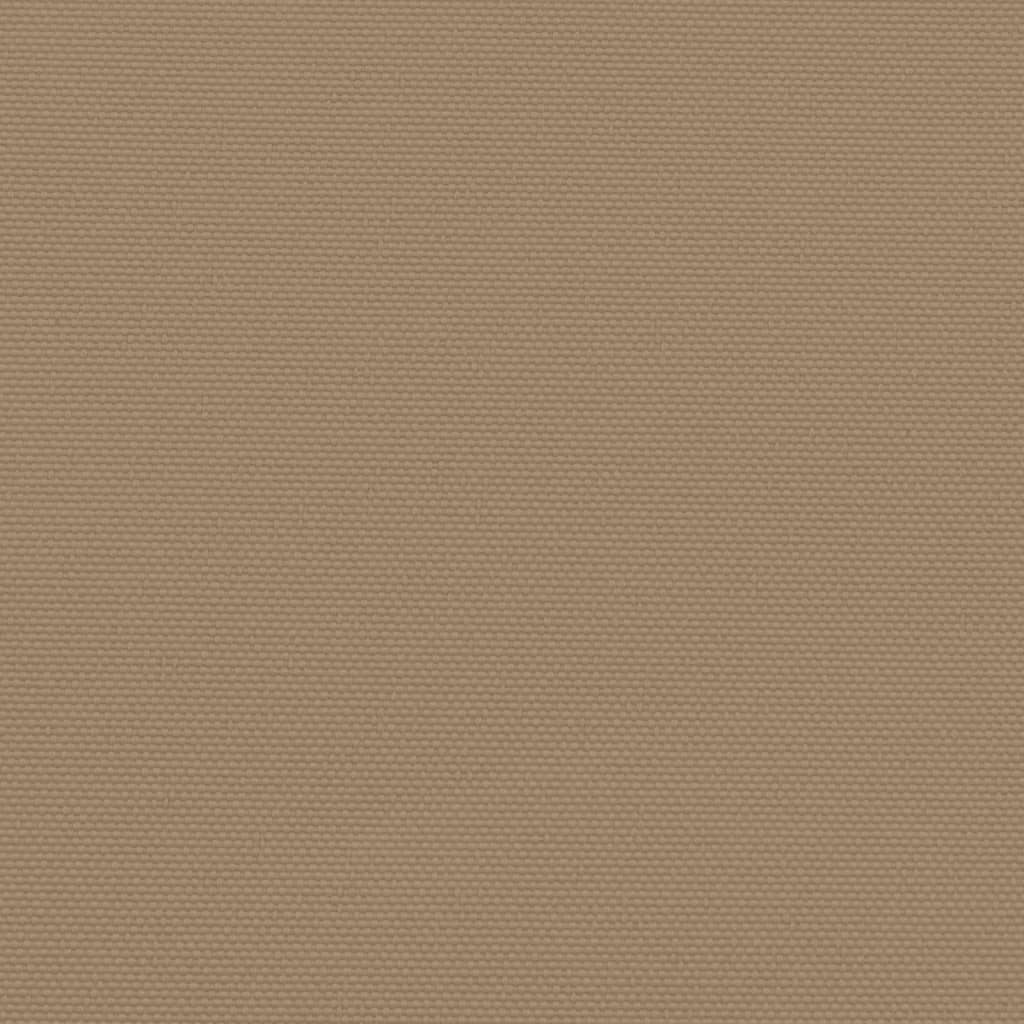 Uttrekkbar sidemarkise 100x600 cm gråbrun