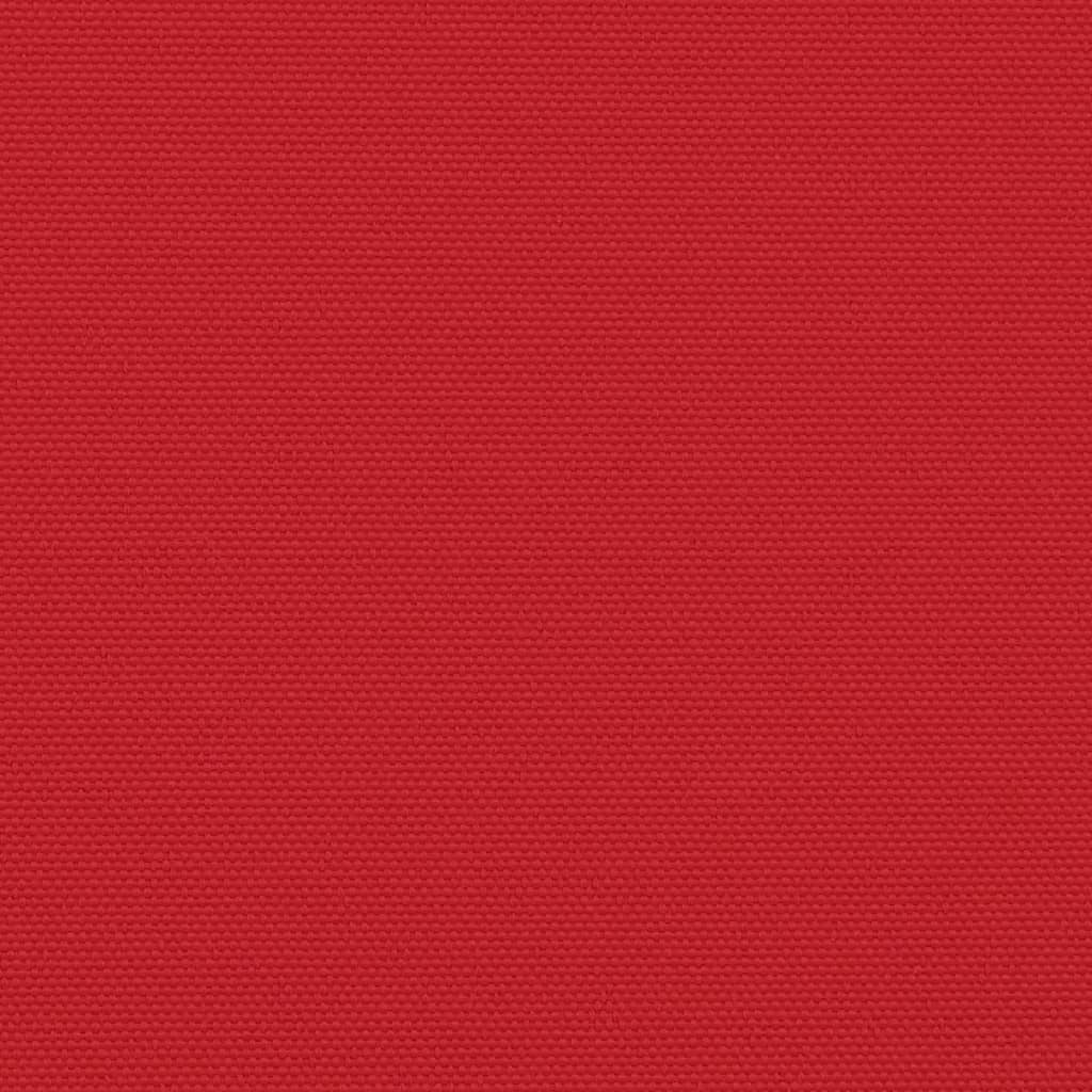 Uttrekkbar sidemarkise 160x600 cm rød