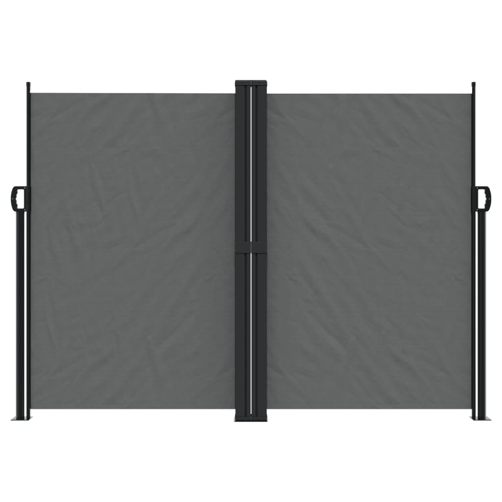 Uttrekkbar sidemarkise 180x600 cm antrasitt