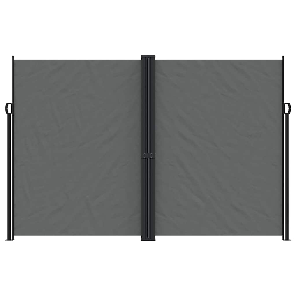 Uttrekkbar sidemarkise 220x600 cm antrasitt