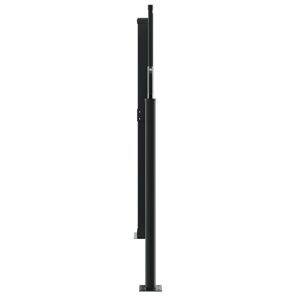 Uttrekkbar sidemarkise 120x1000 cm brun