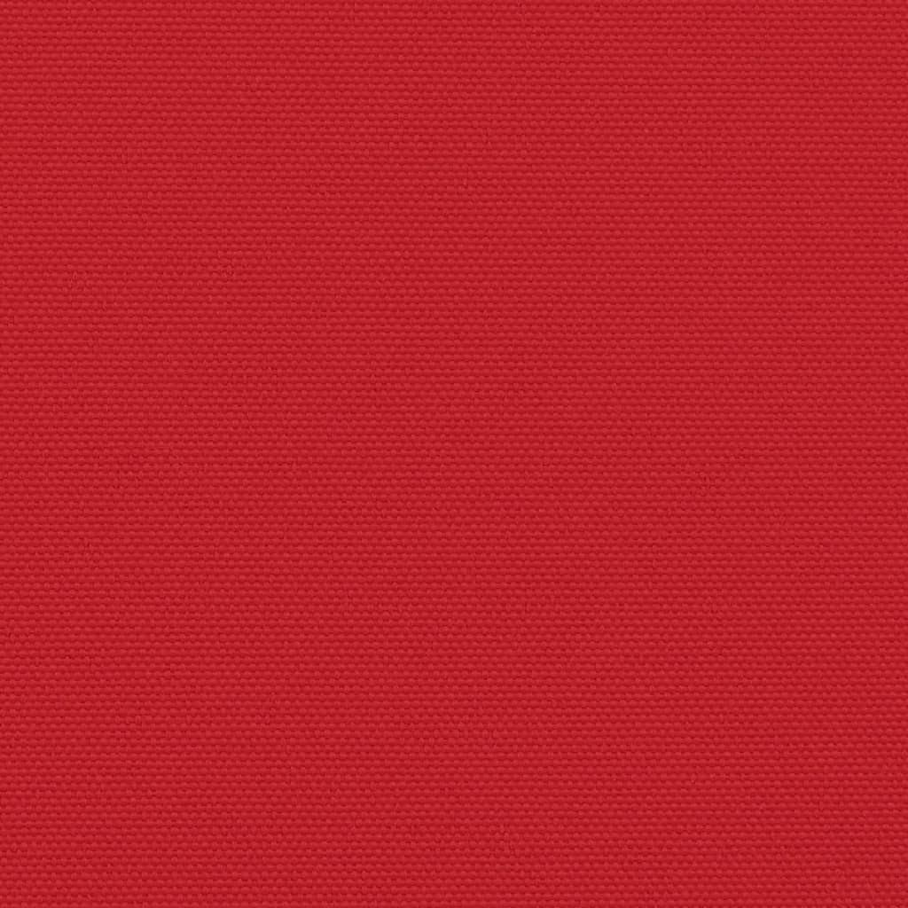 Uttrekkbar sidemarkise 200x1000 cm rød