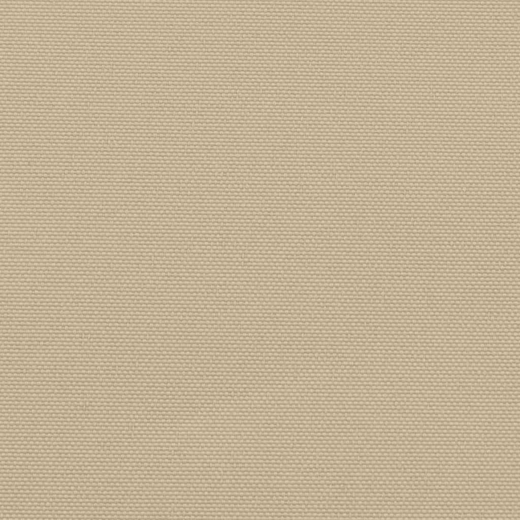 Uttrekkbar sidemarkise beige 120x1200 cm
