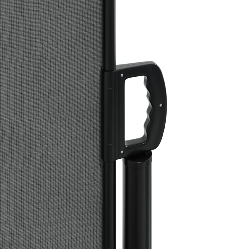 Uttrekkbar sidemarkise 160x1200 cm antrasitt