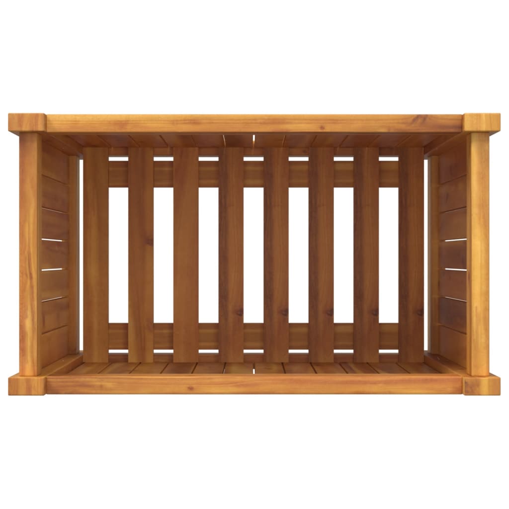 Plantekasse med foring 54x31x50 cm helte akasie vidaXL