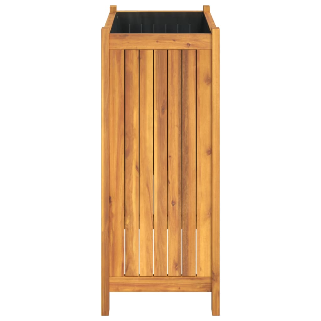 Plantekasse med foring 54x31x75 cm helte akasie