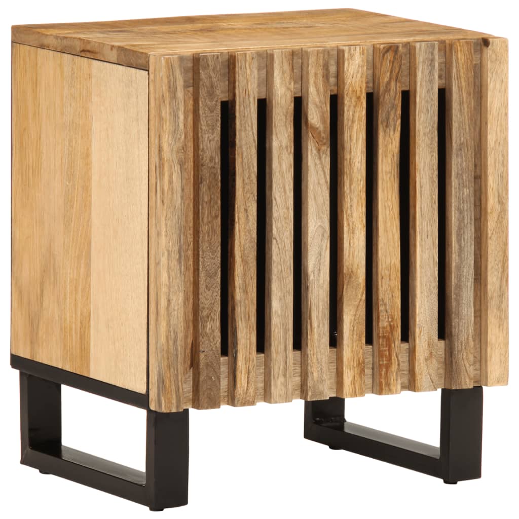 Nattbord 40x34x46 cm grovt heltre mangotre