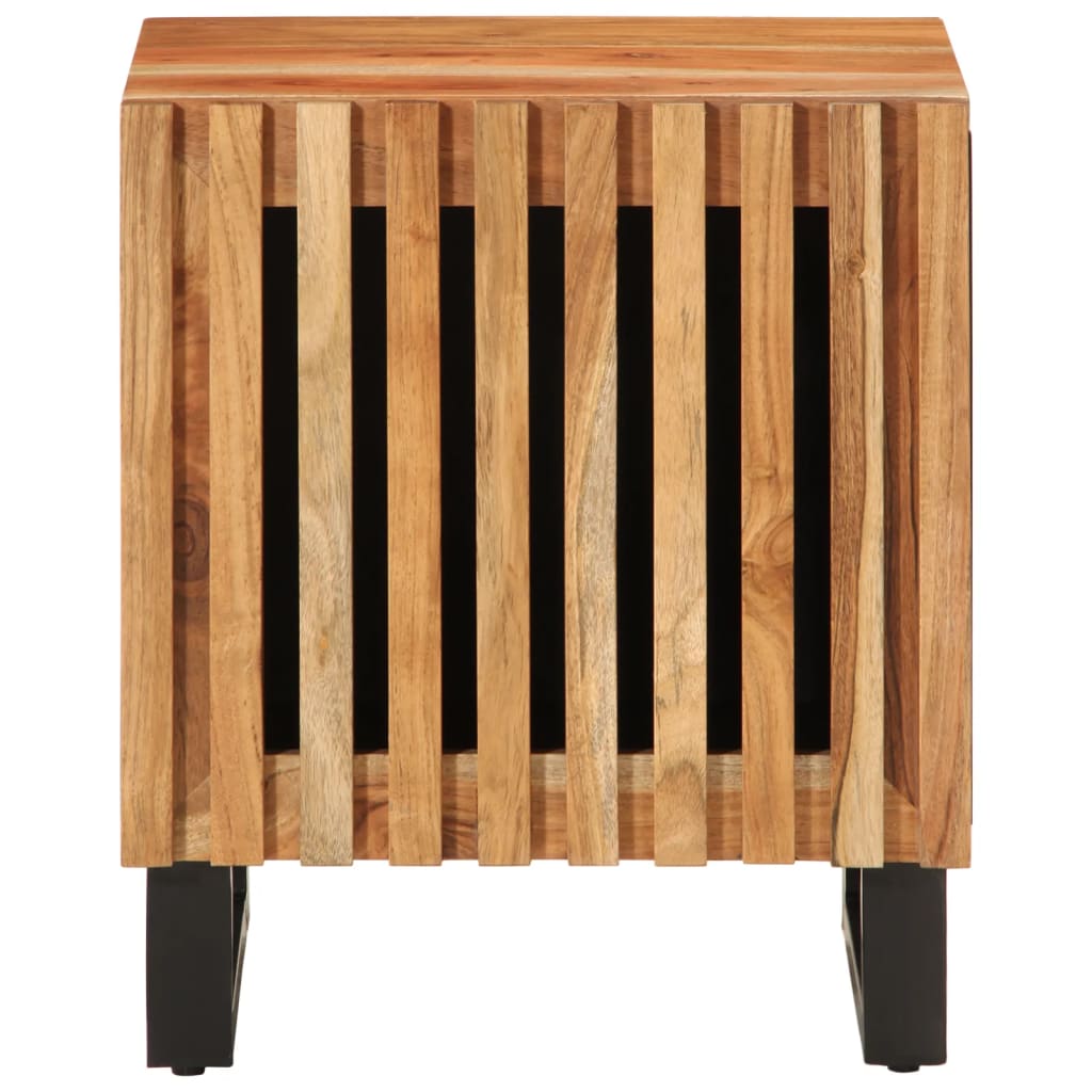 Nattbord 2 stk 40x34x46 cm heltre akasie