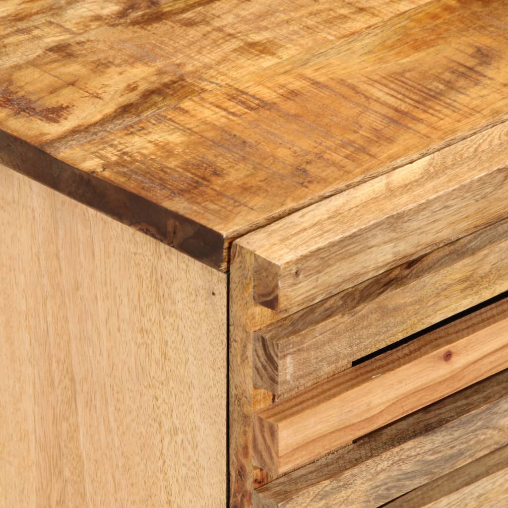 Nattbord 40x34x46 cm grovt heltre mangotre