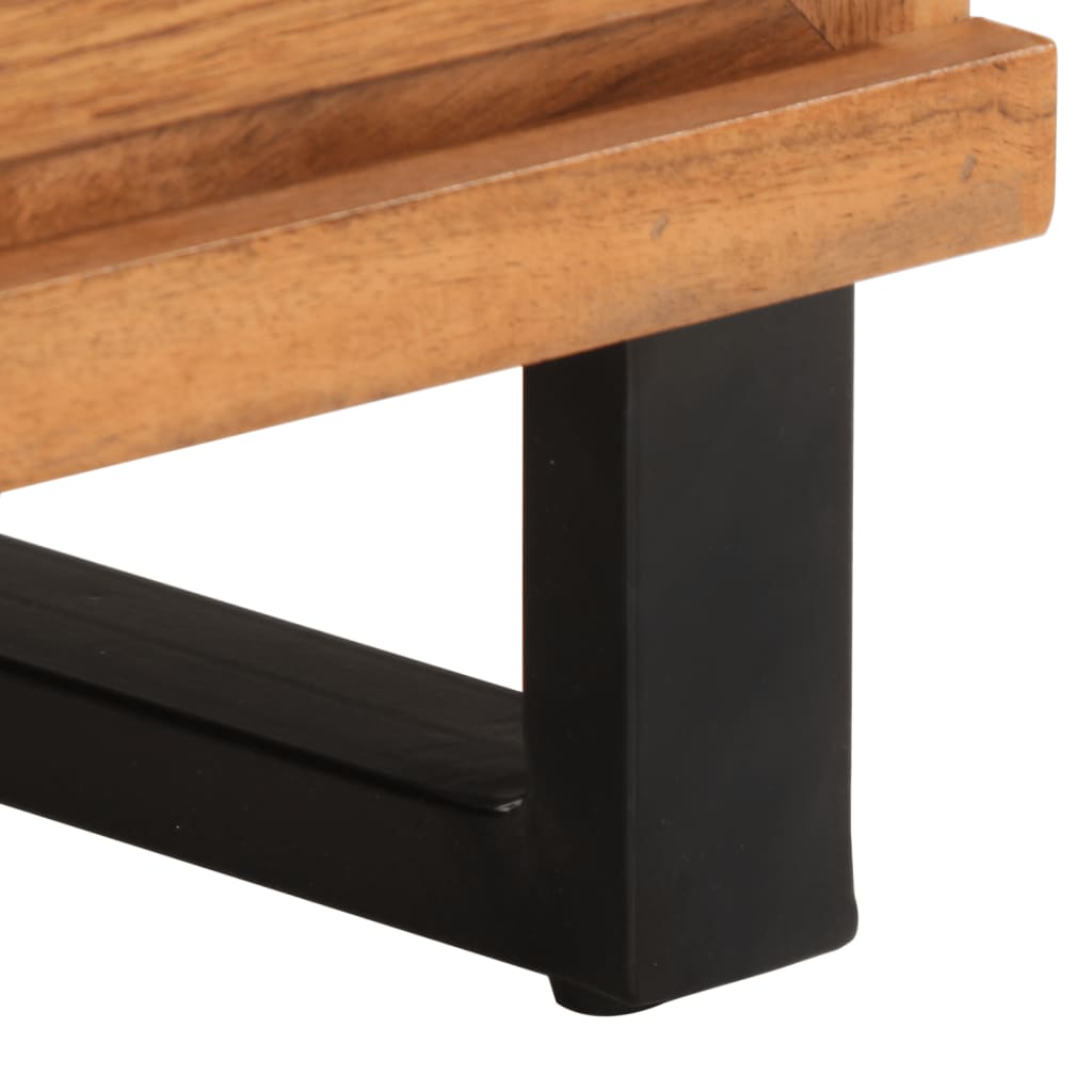 Nattbord 2 stk 40x34x46 cm heltre akasie