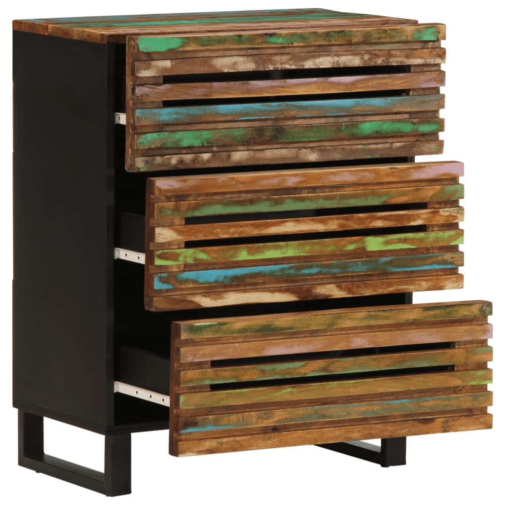 Skjenk 60x34x75 cm heltre akasie