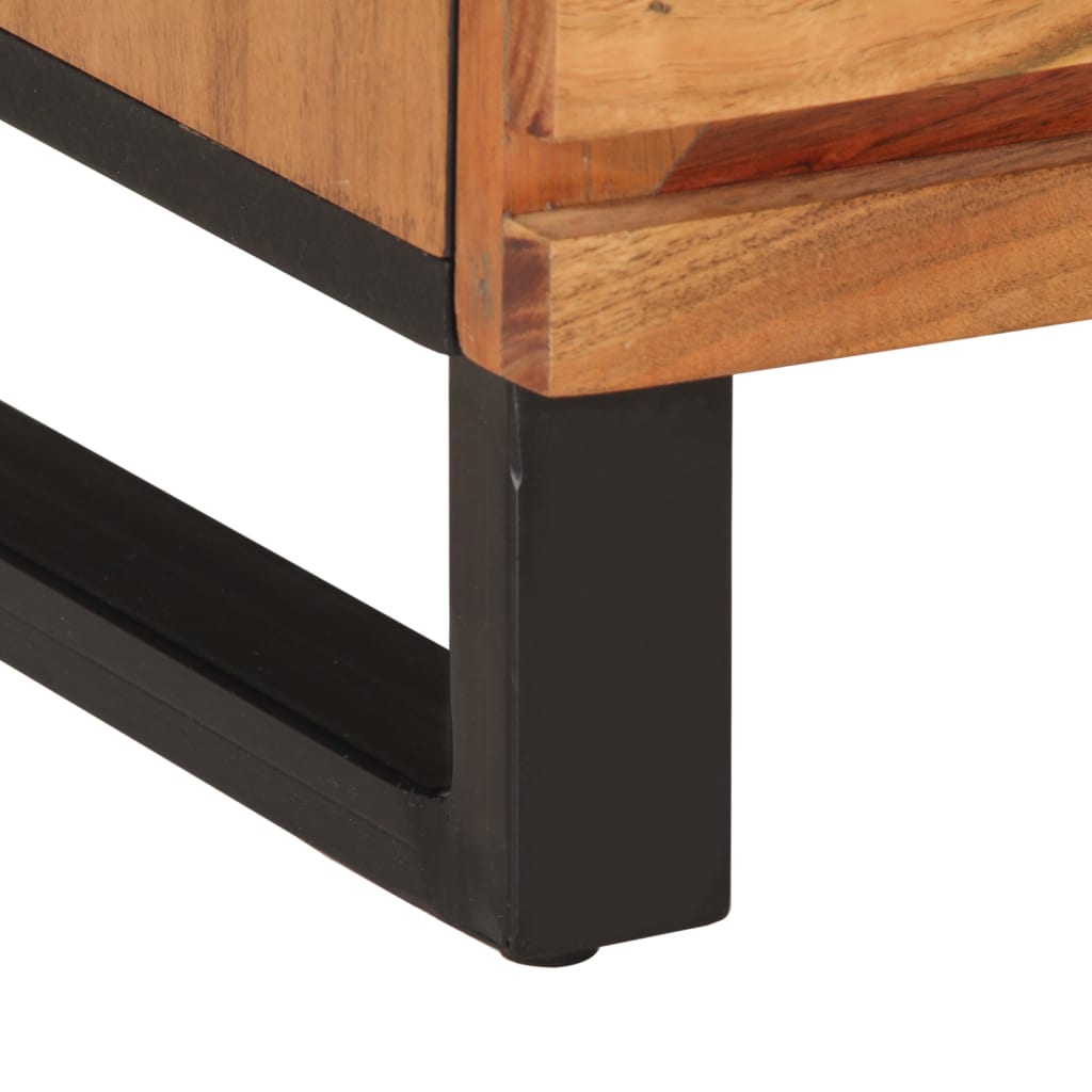Nattbord 2 stk 40x34x46 cm heltre akasie