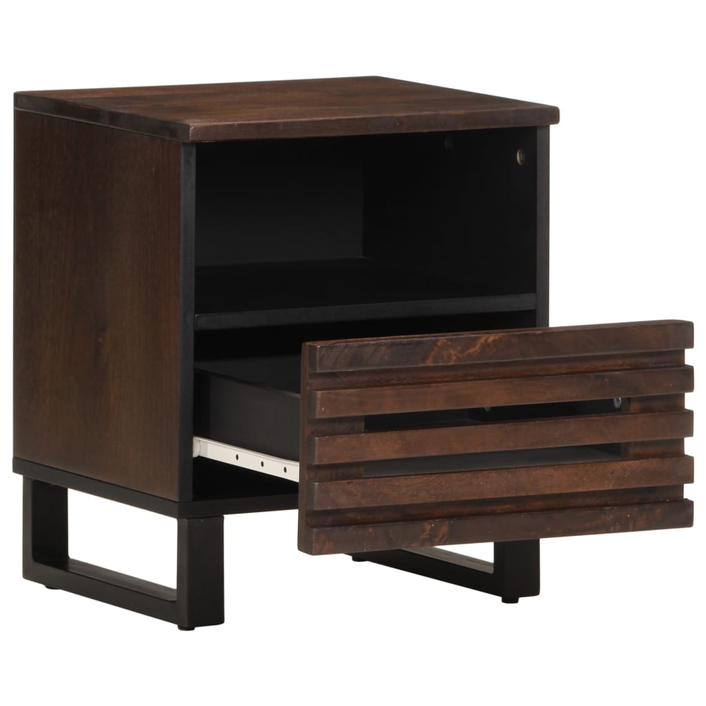 Nattbord 40x34x46 cm heltre mango