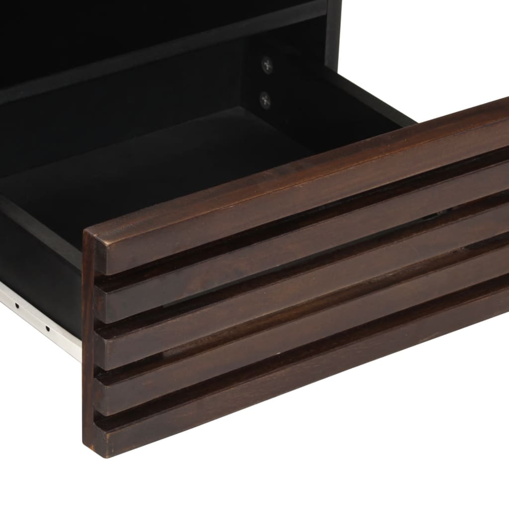 Salongbord brun 80x55x40 cm heltre mango