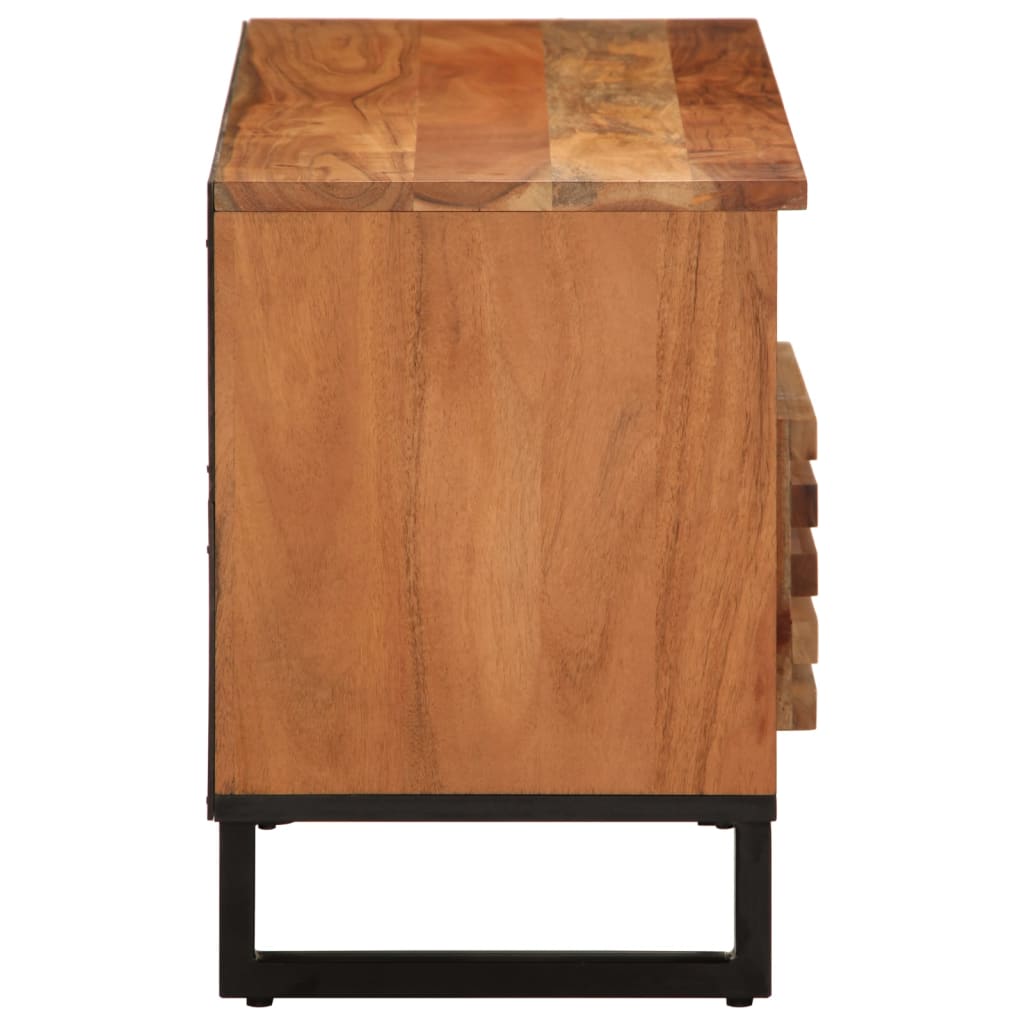 TV-benk 100x34x46 cm heltre akasie