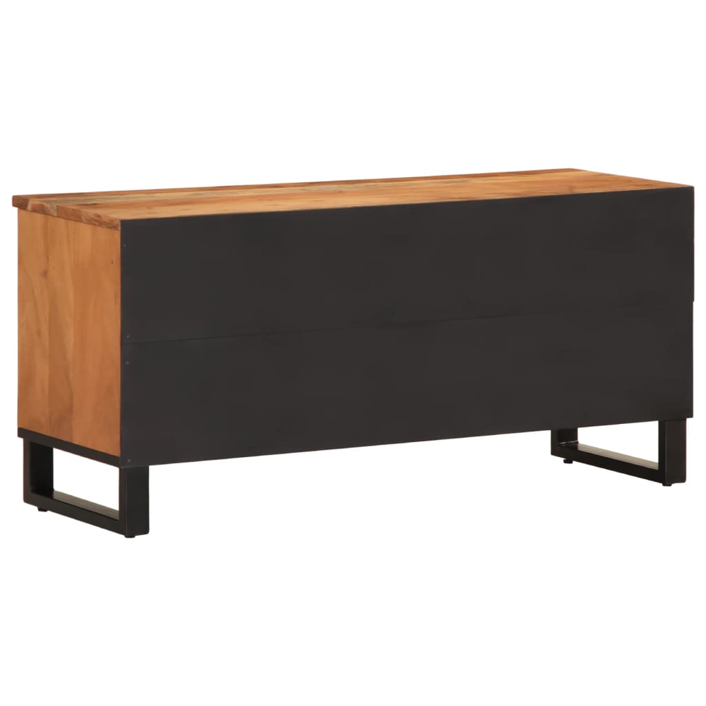 TV-benk 100x34x46 cm heltre akasie