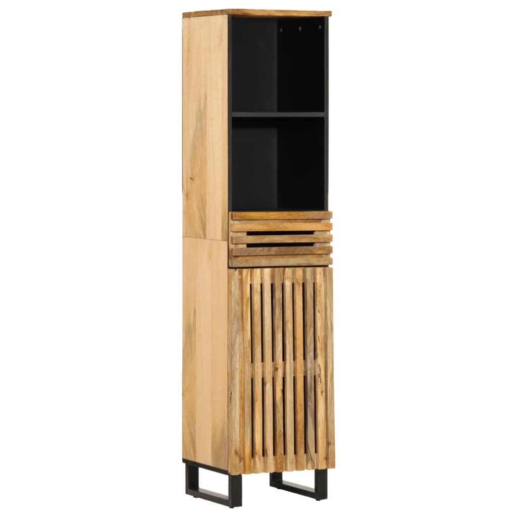 Skjenk 38x34x160 cm grovt heltre mangotre