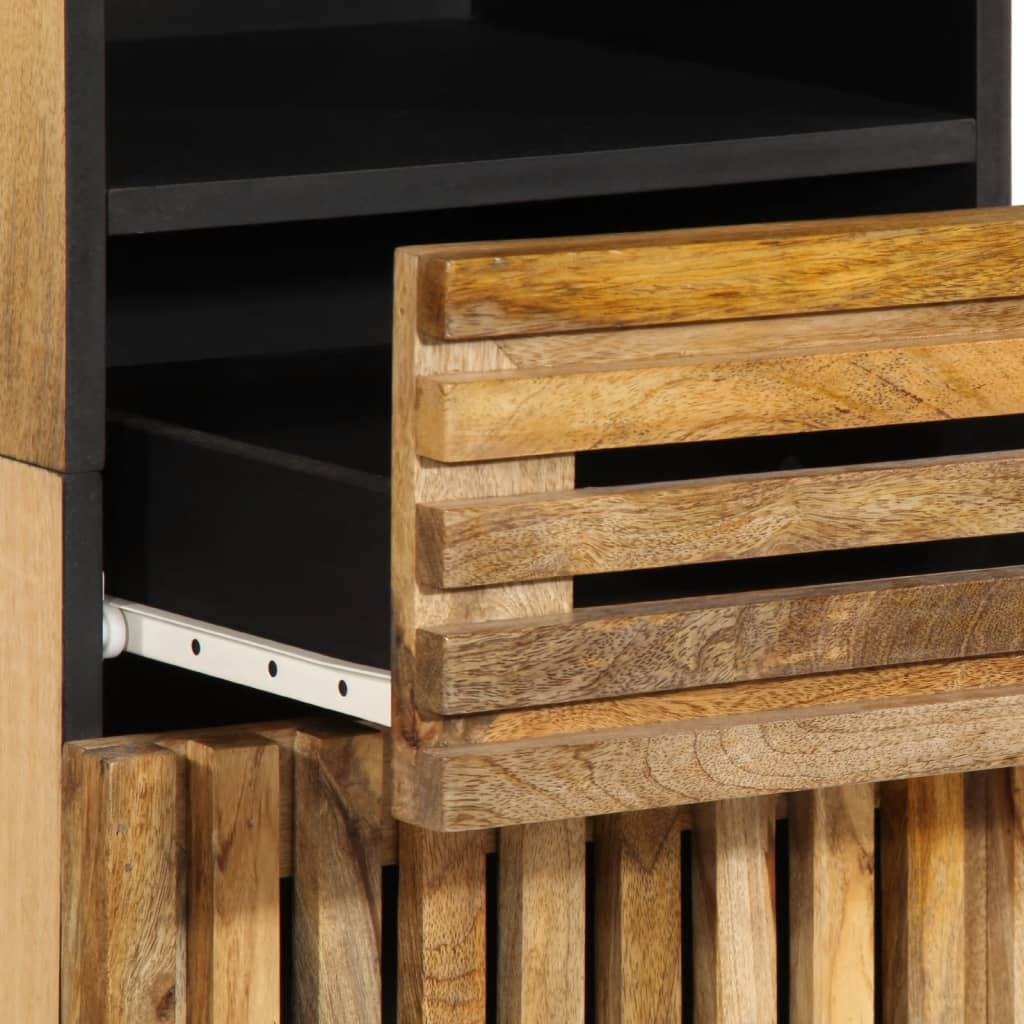Skjenk 38x34x160 cm grovt heltre mangotre