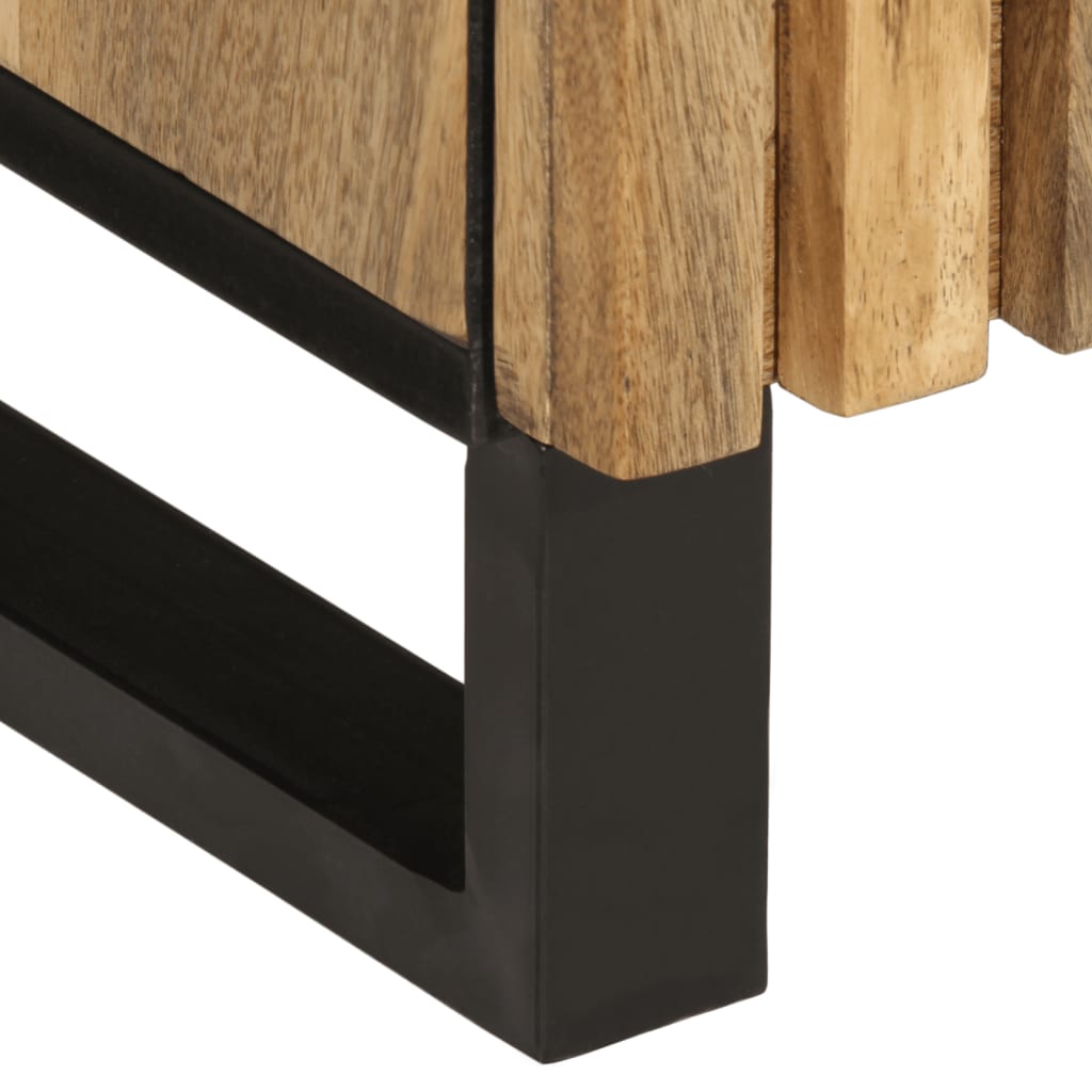 Skjenk 38x34x160 cm grovt heltre mangotre