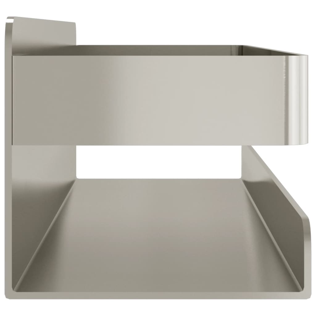Dusjhylle 23x6,5x6 cm børstet 304 rustfritt stål vidaXL