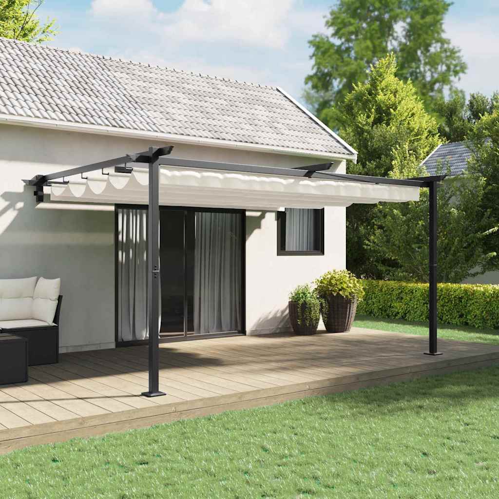 Paviljong Krem 400 x 300 x 200 cm Polyester