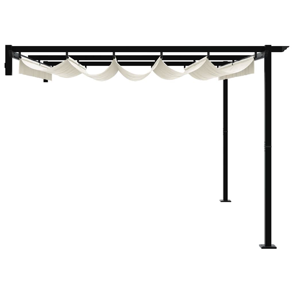 Paviljong Krem 400 x 300 x 200 cm Polyester