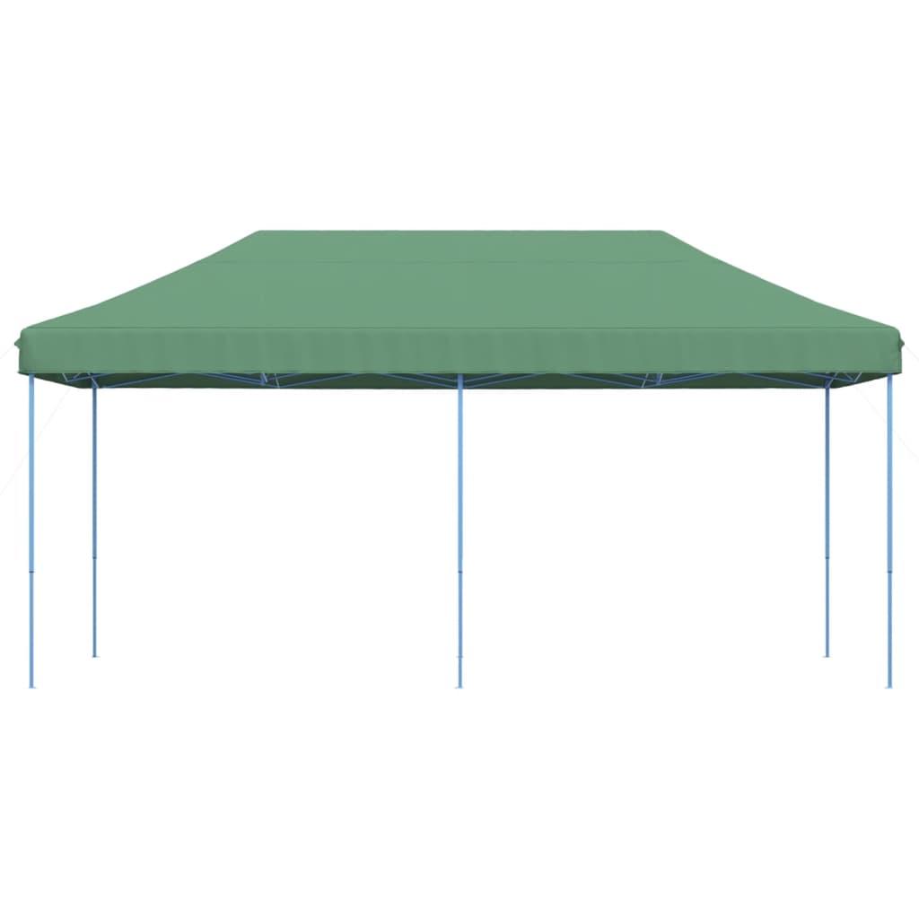 Sammenleggbart partytelt pop-up grønn 580x292x315 cm