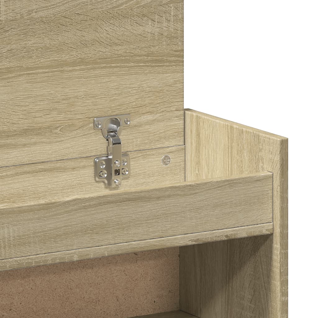 Skohylle sonoma eik 100,5x28x100 cm konstruert tre