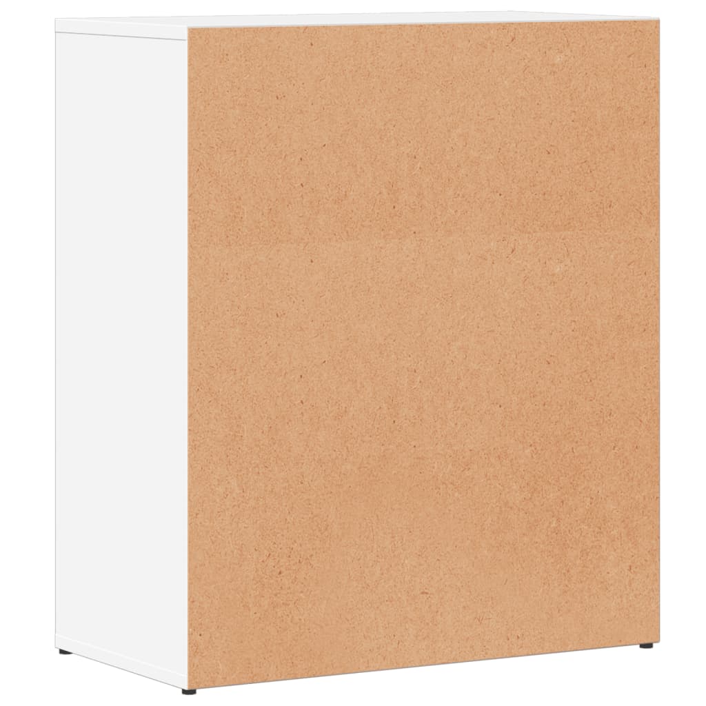 Skjenk hvit 60x31x70 cm konstruert tre